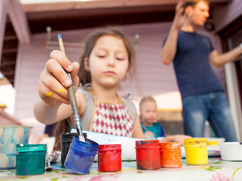 Занятия по живописи для детей